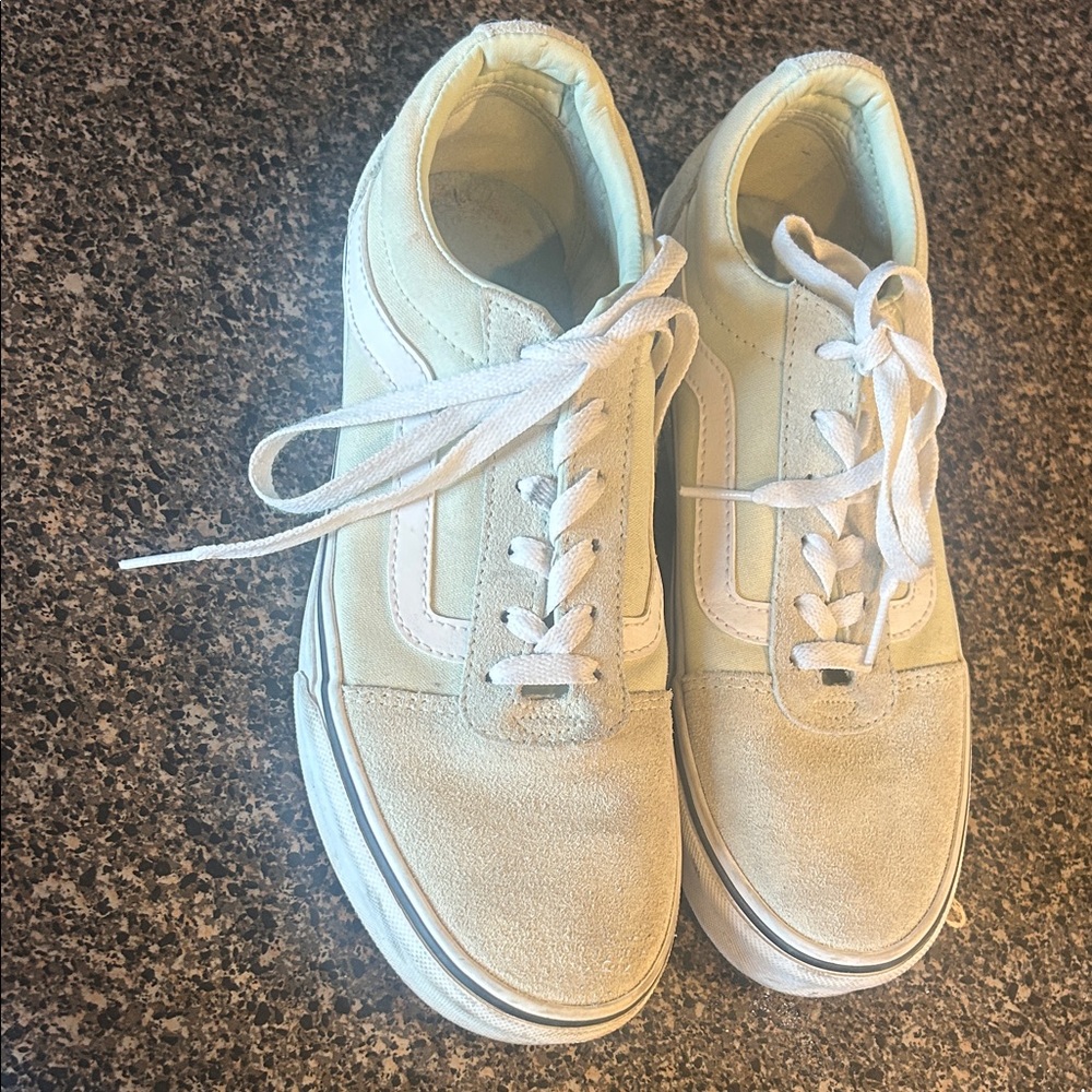 Old Skool Vans Sneakers, light green